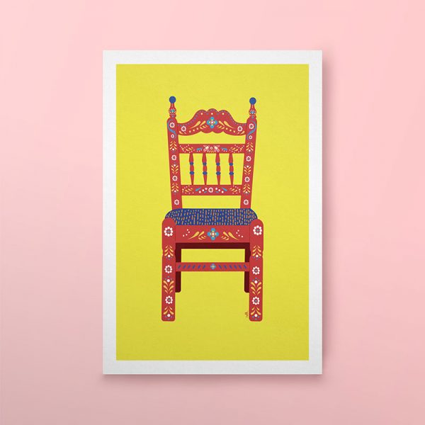 Mexican Chair A4 Print